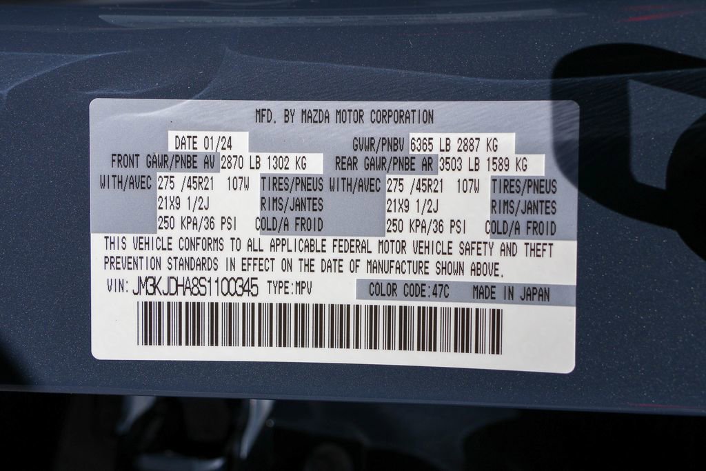 Used 2025 MAZDA CX-70 Plug-In Hybrid w/ Premium Pkg image 67