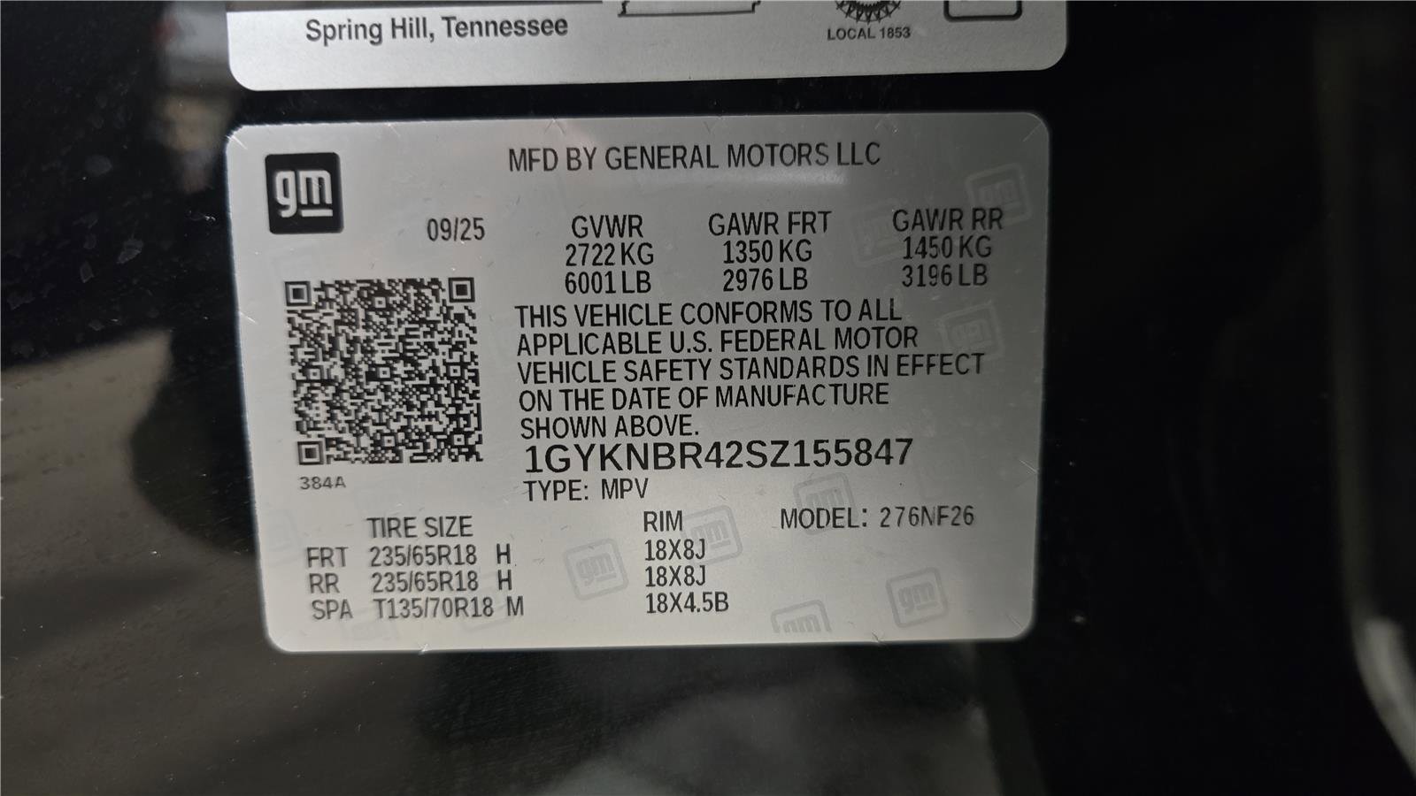 Used 2025 Cadillac XT5 Luxury w/ LPO, Floor Liner Package image 31