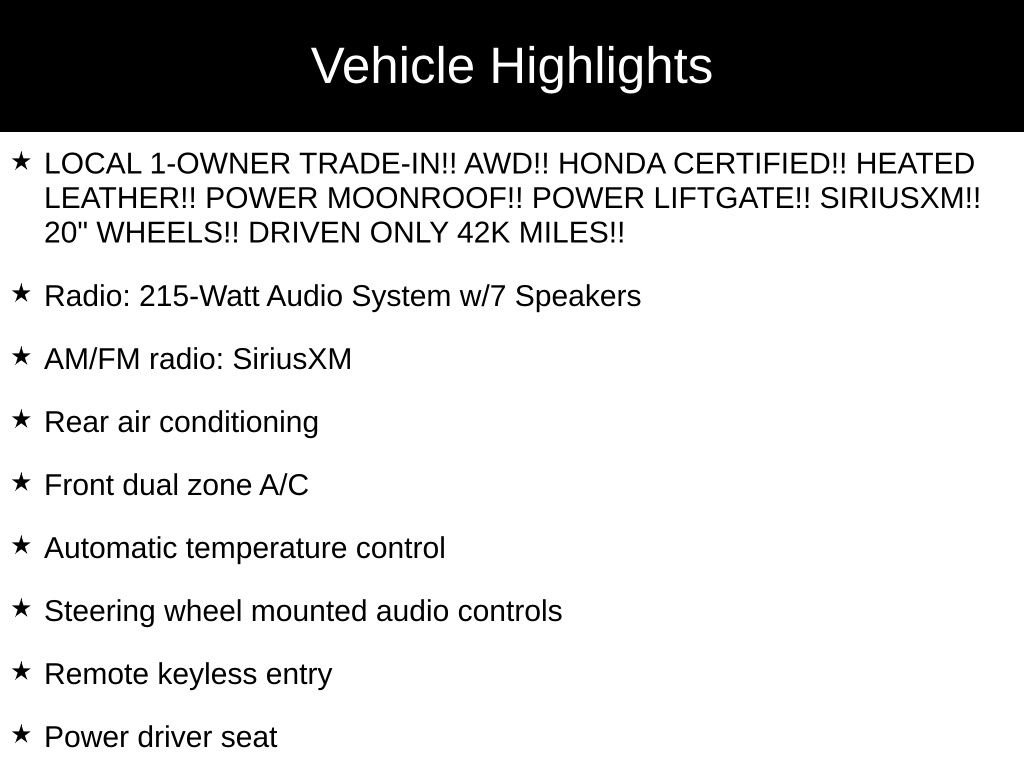 Certified 2023 Honda Passport EX-L image 38