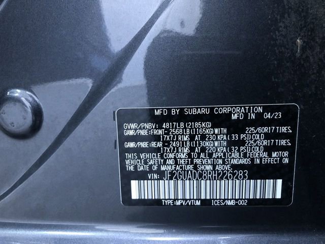 Used 2024 Subaru Crosstrek 2.0i Premium image 33