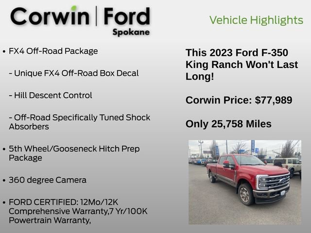 Used 2023 Ford F350 King Ranch image 6
