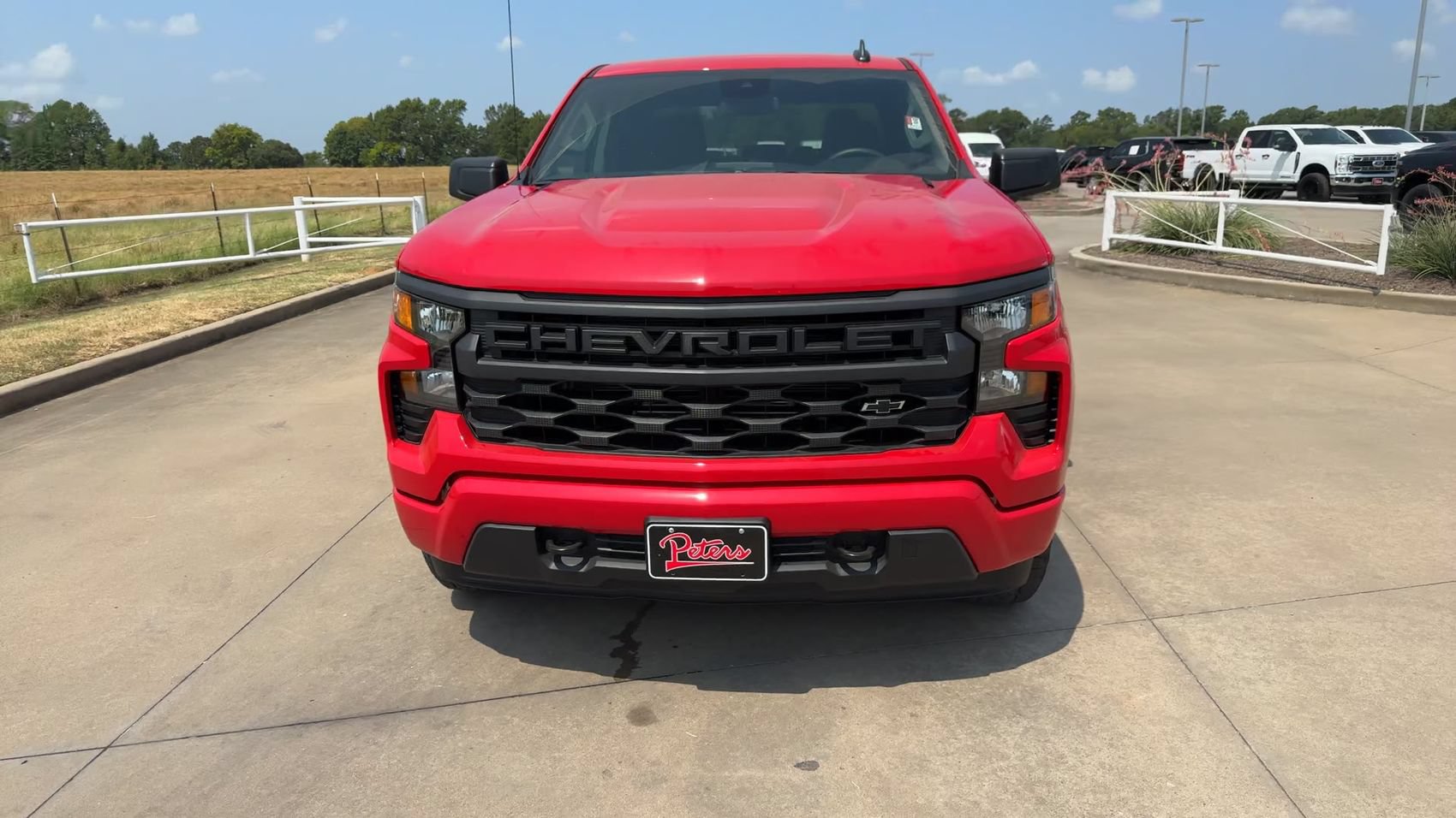 New 2026 Chevrolet Silverado 1500 Custom w/ Turbomax Blackout Package RWD image 3