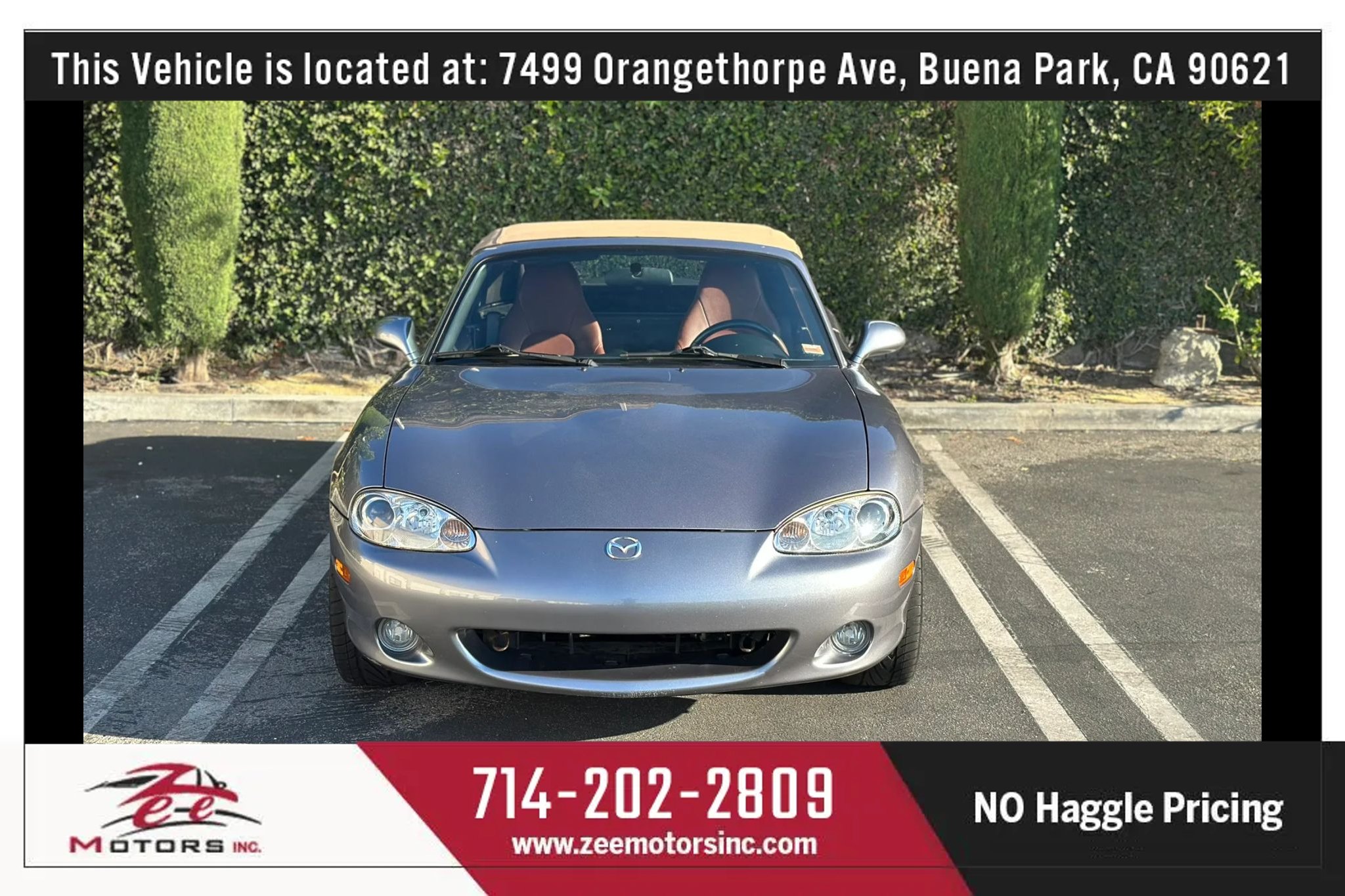 Used 2002 MAZDA MX-5 Miata SE RWD image 3
