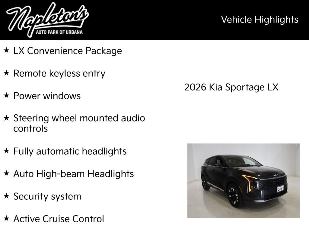 New 2026 Kia Sportage LX image 15