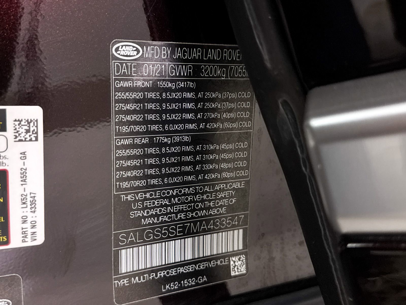 Used 2021 Land Rover Range Rover P525 Westminster Edition LWB image 39