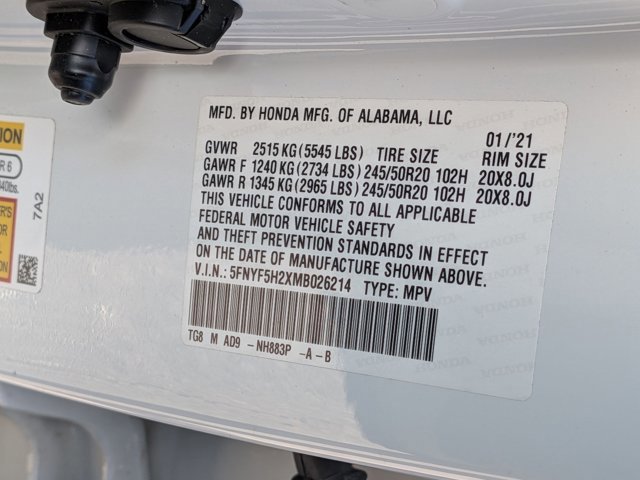 Used 2021 Honda Pilot Special Edition image 22