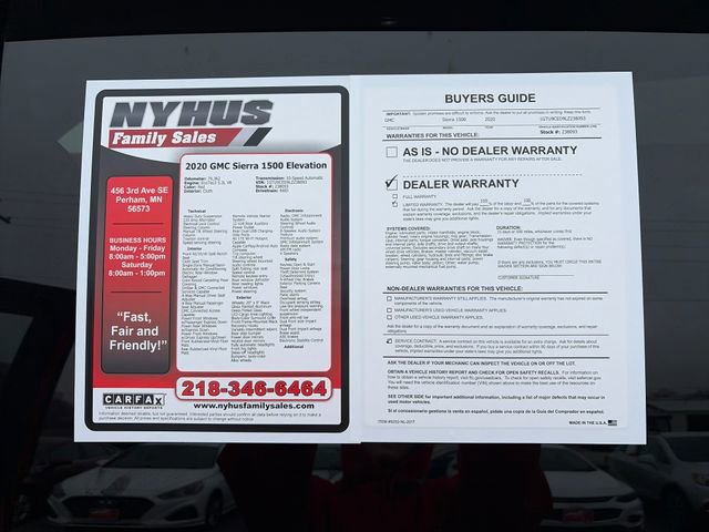 Used 2020 GMC Sierra 1500 Elevation w/ Elevation Convenience Package image 50