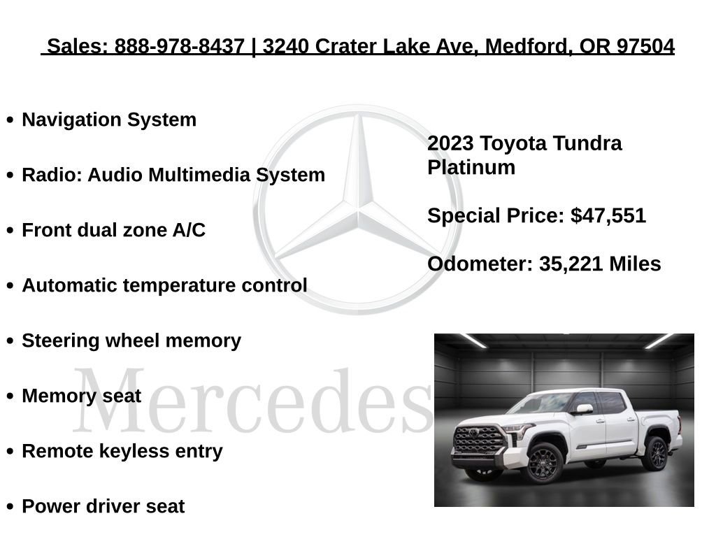 Used 2023 Toyota Tundra Platinum image 5