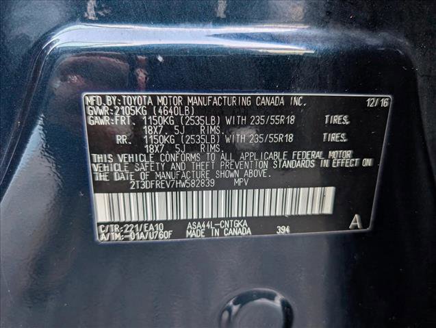 Used 2017 Toyota RAV4 Limited image 25