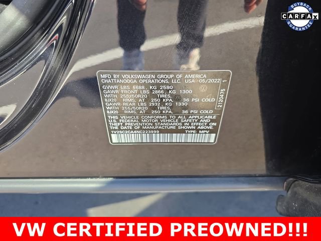 Used 2022 Volkswagen Atlas Cross Sport SEL R-Line image 27