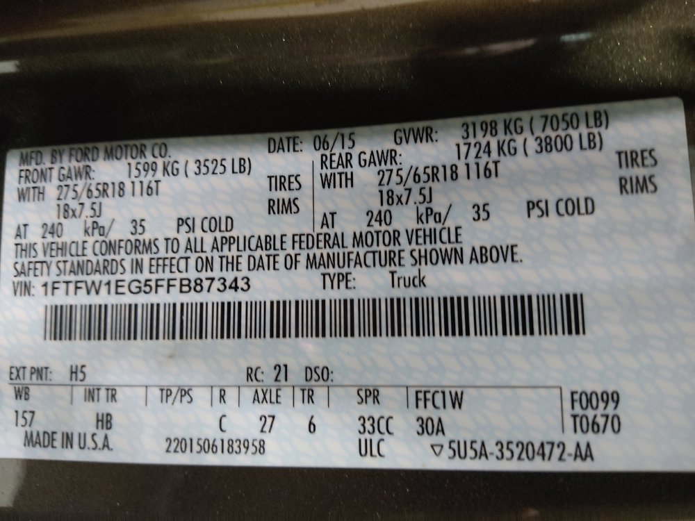 Used 2015 Ford F150 Lariat AWD/4WD image 33