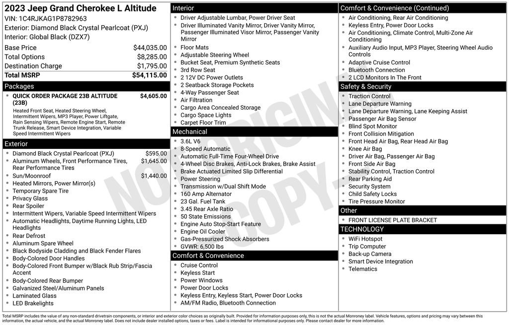 Used 2023 Jeep Grand Cherokee L Laredo image 42