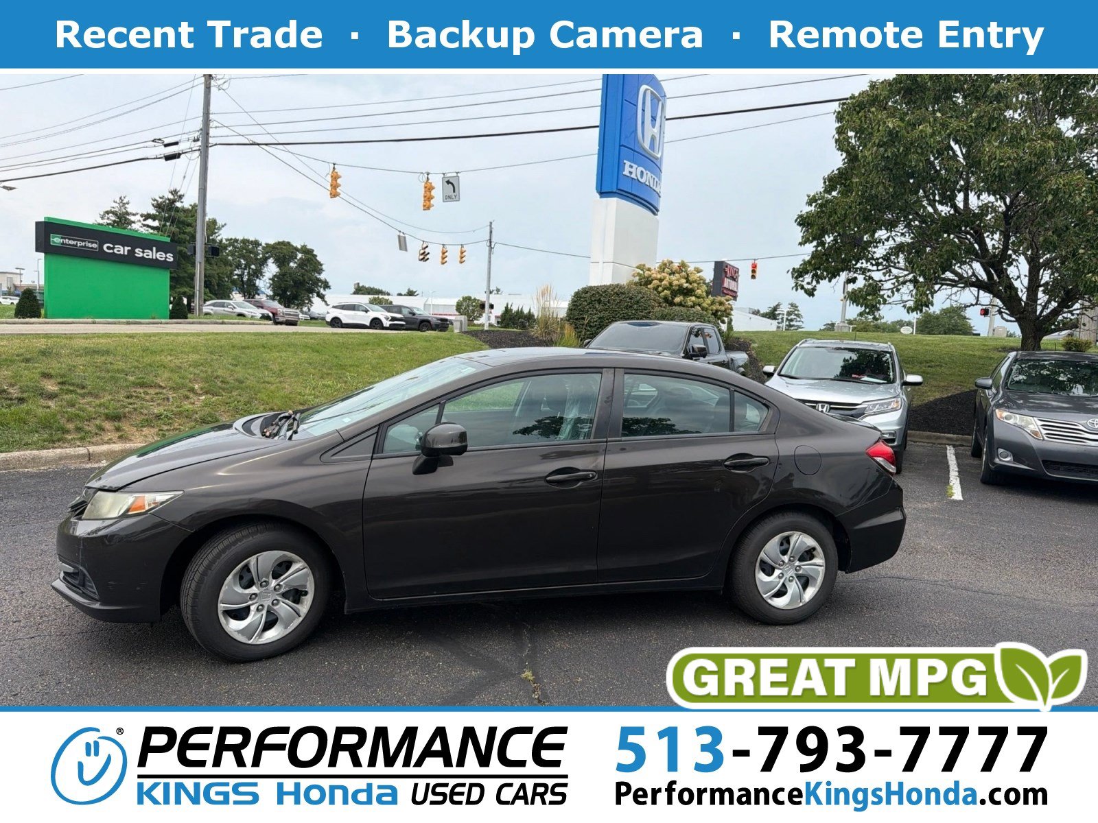 Used 2013 Honda Civic LX video 1