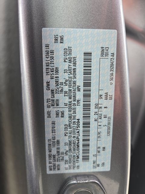 Used 2023 Ford Escape ST-Line w/ Tech Pack #1 FWD image 28