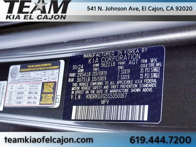 Certified 2025 Kia Sorento SX Prestige AWD/4WD image 39