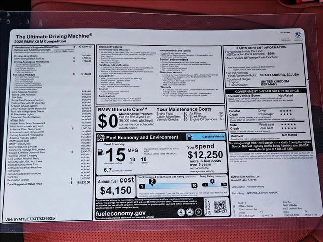 New 2026 BMW X5 M Competition image 17