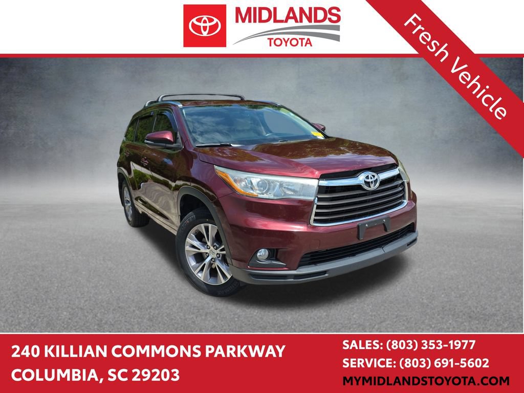 Used 2015 Toyota Highlander XLE AWD/4WD image 1