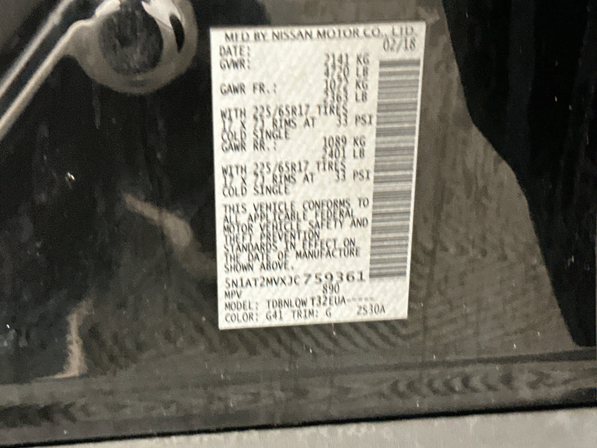 Used 2018 Nissan Rogue SV AWD/4WD image 12