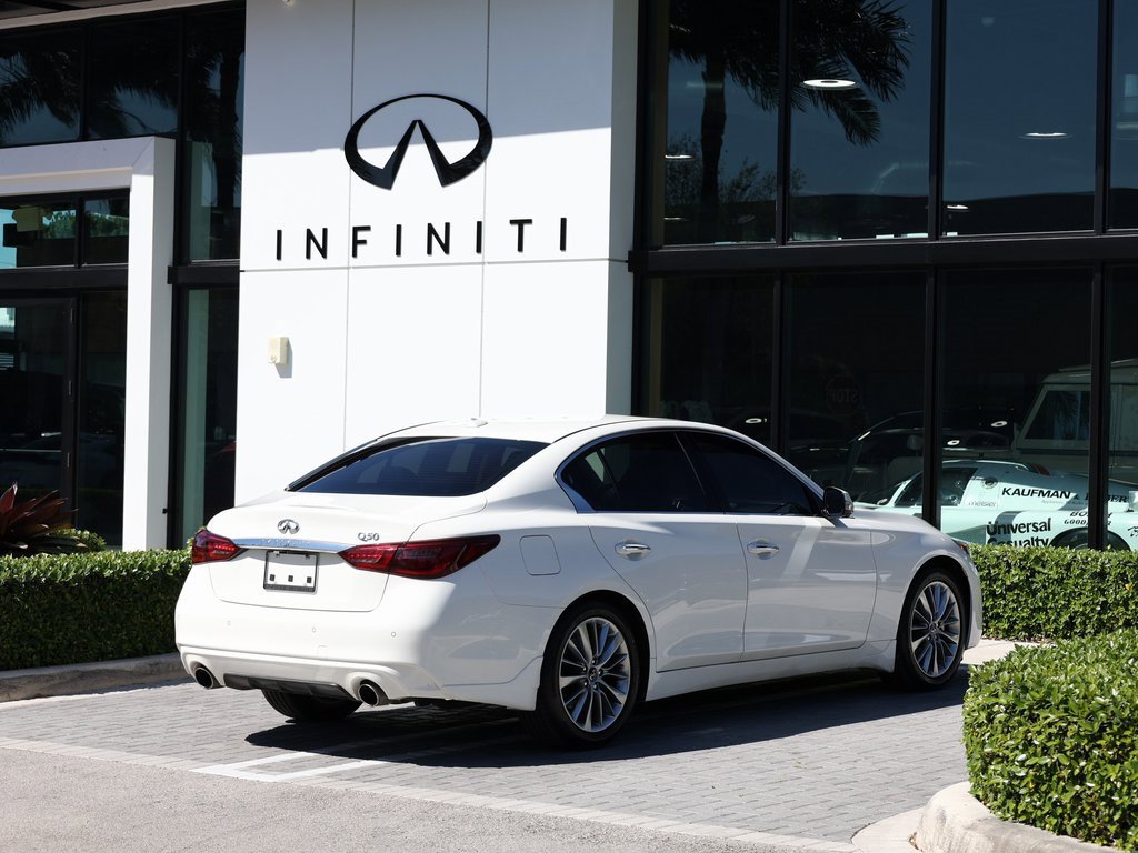Certified 2023 INFINITI Q50 Luxe w/ Cargo Package image 4