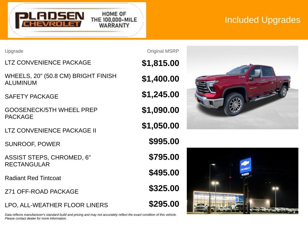 New 2026 Chevrolet Silverado 2500 LTZ w/ LTZ Convenience Package AWD/4WD image 14