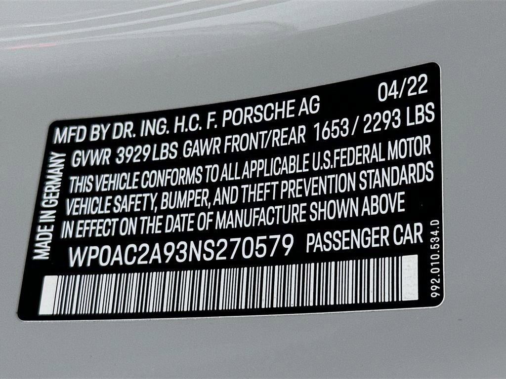 Used 2022 Porsche 911 GT3 image 29