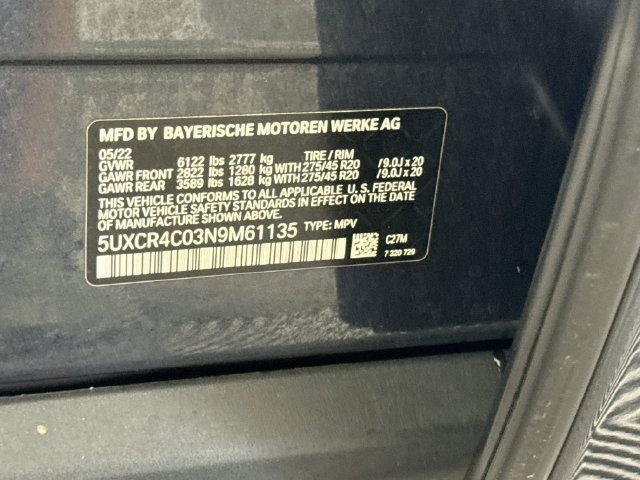 Used 2022 BMW X5 sDrive40i w/ Parking Assistance Package RWD image 39