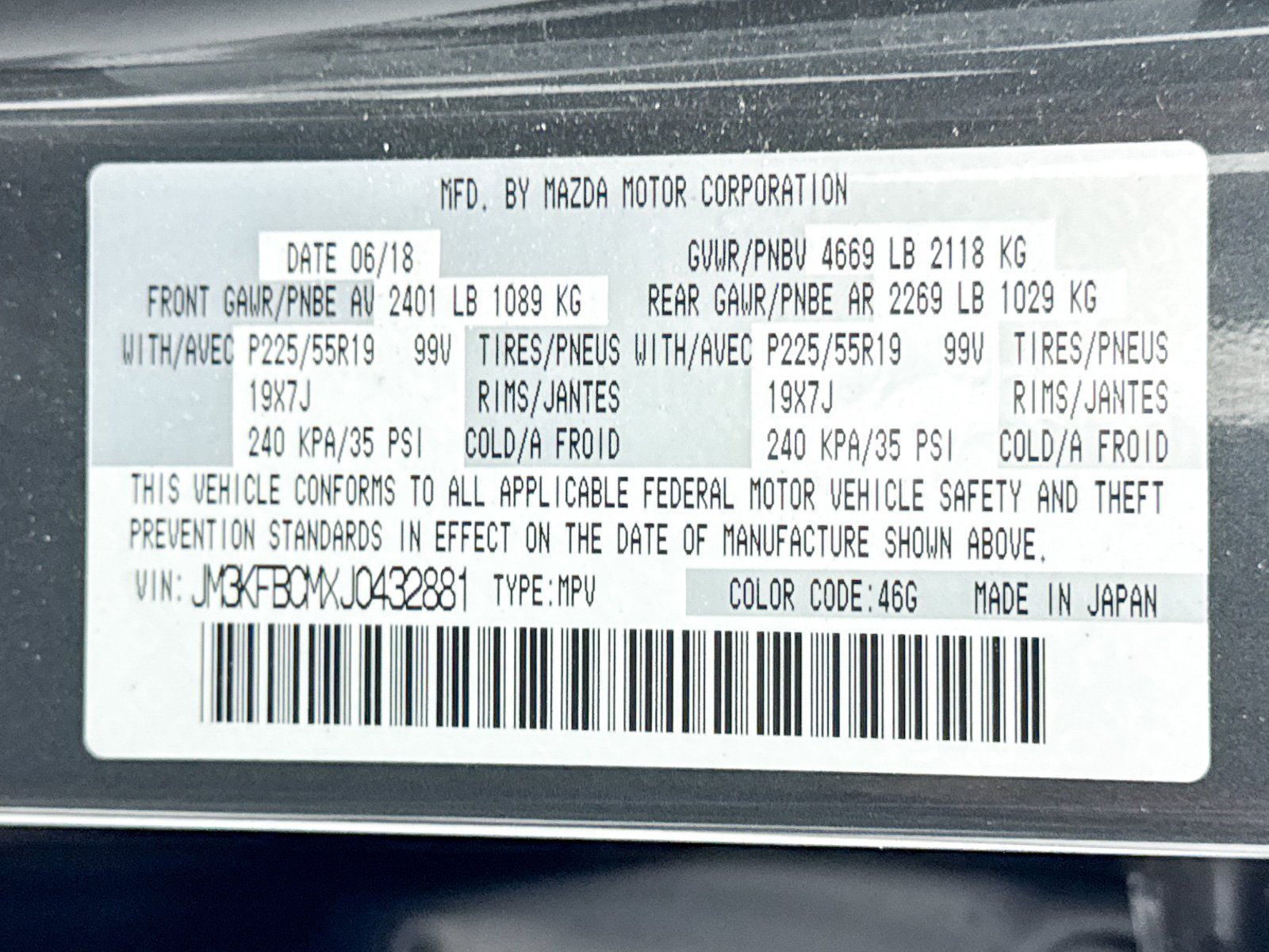 Used 2018 MAZDA CX-5 Touring image 36