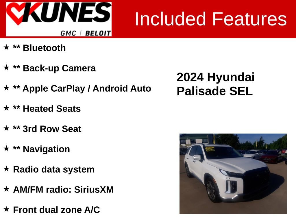 Used 2024 Hyundai Palisade SEL AWD/4WD image 2