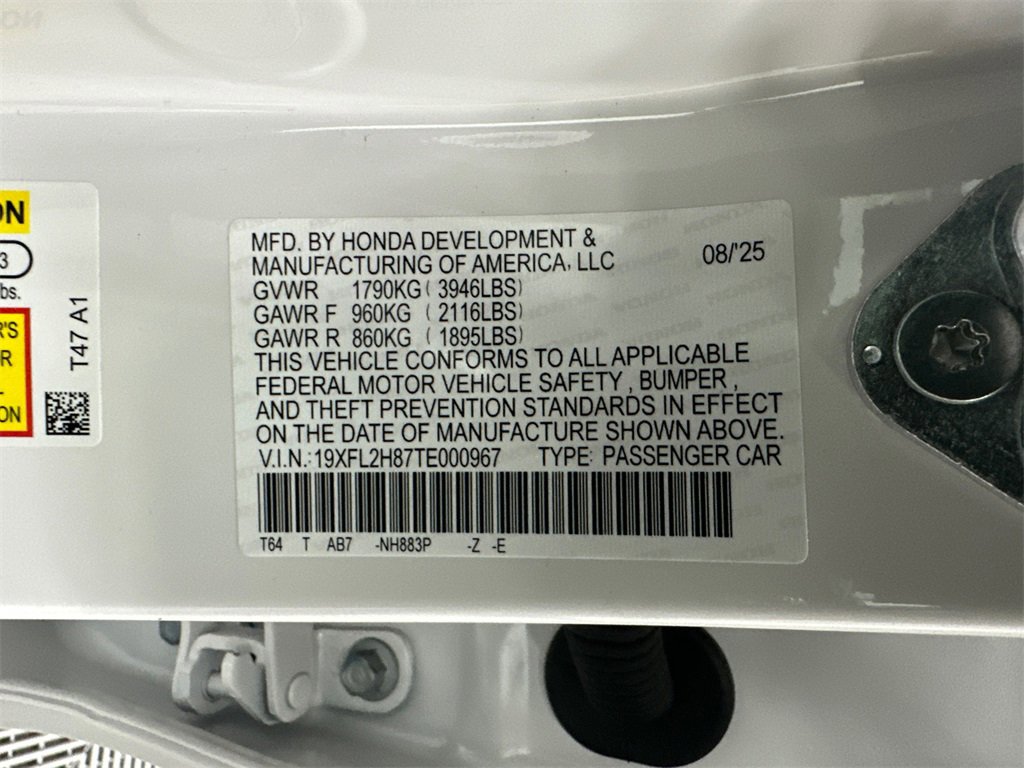 New 2026 Honda Civic Sport image 31