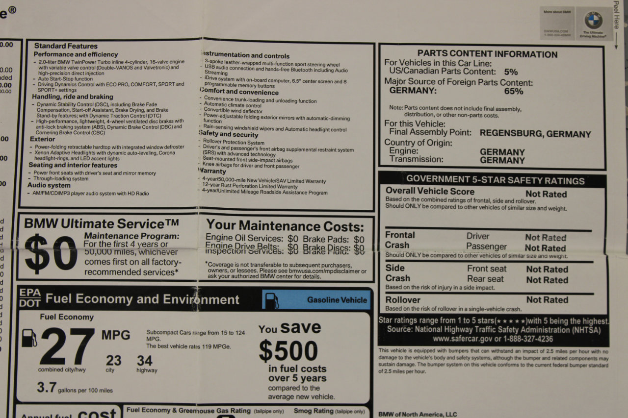 Used 2015 BMW 428i Convertible image 94