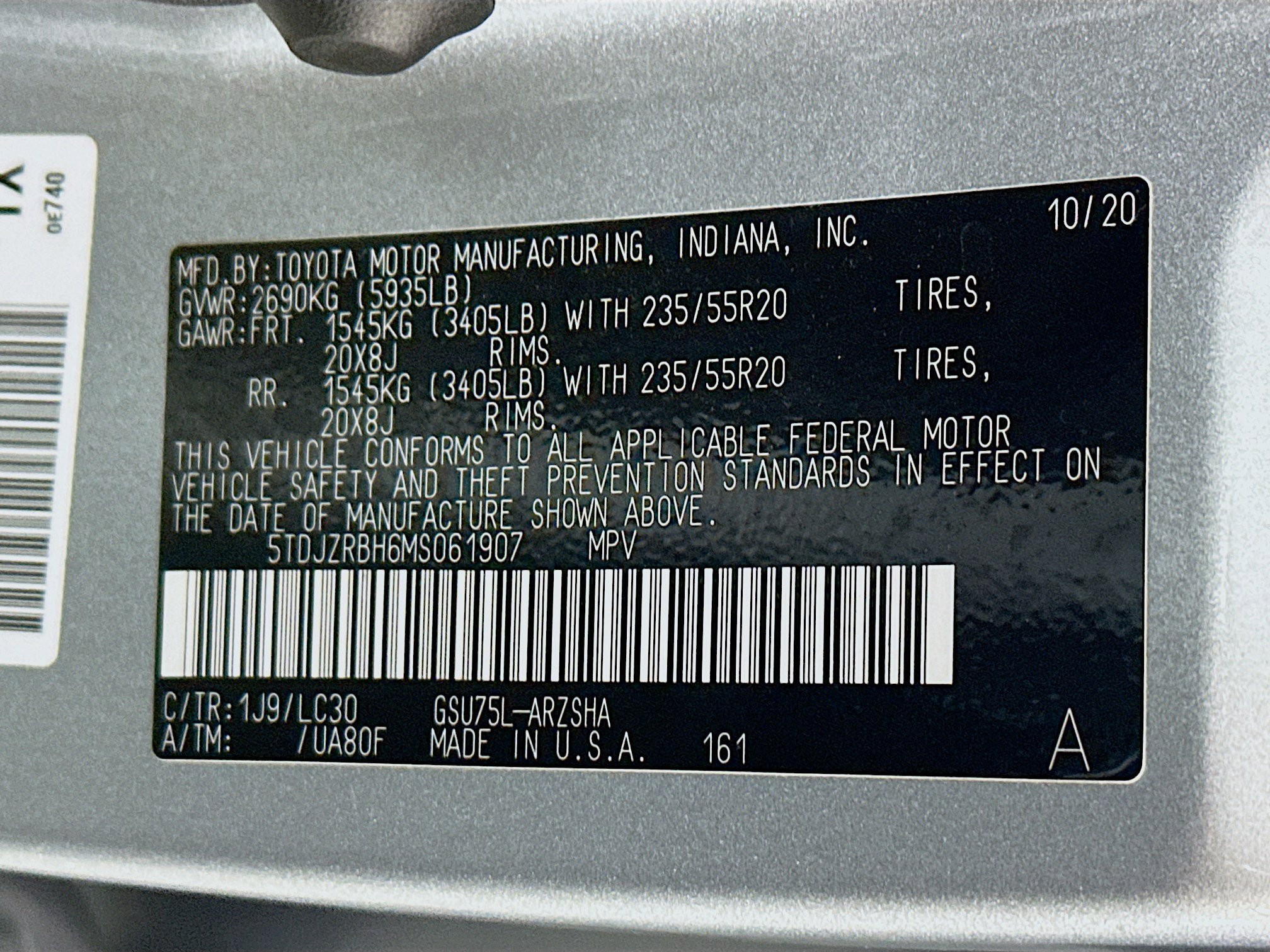 Used 2021 Toyota Highlander XSE AWD/4WD image 33