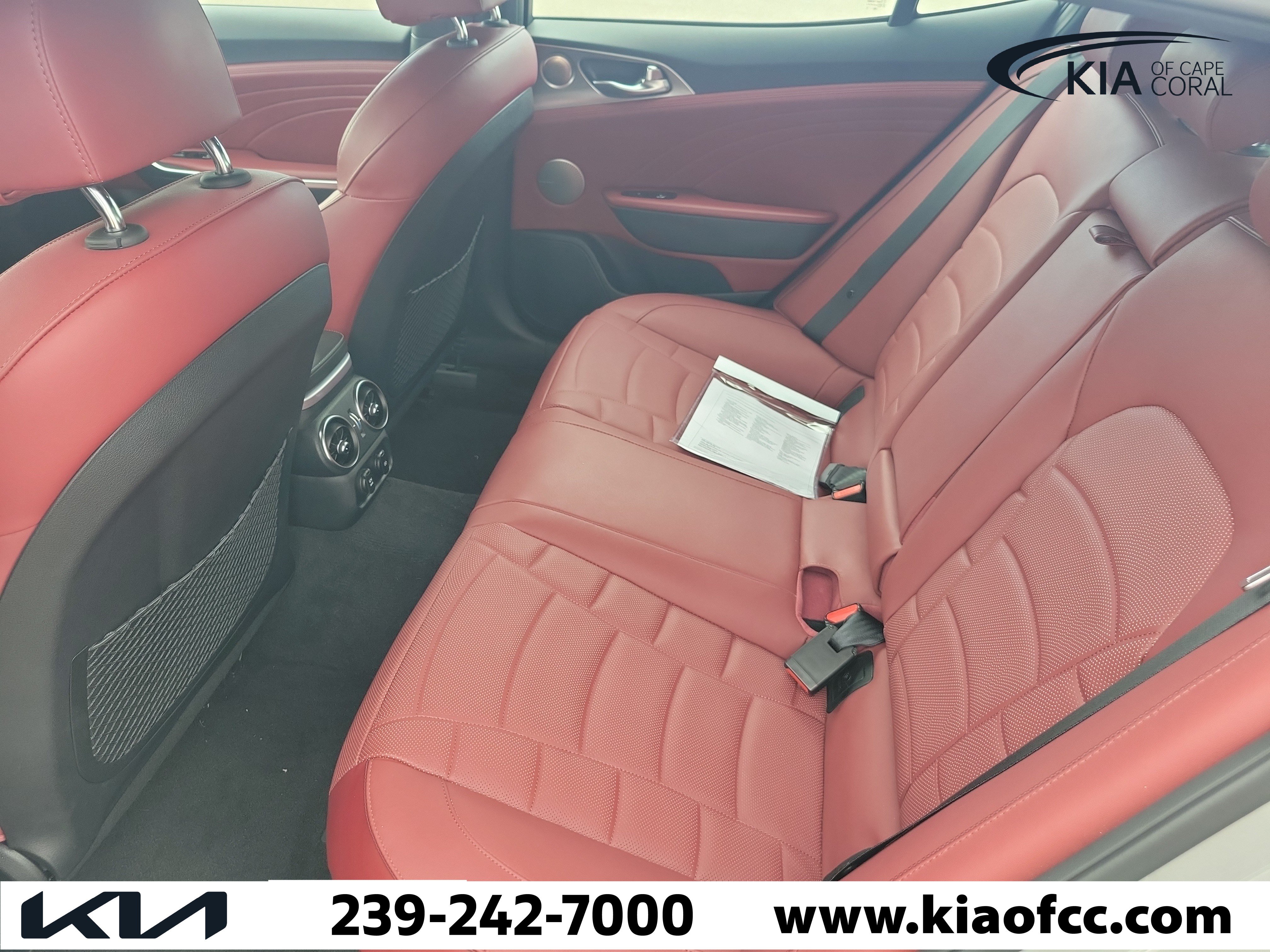 Used 2023 Kia Stinger GT2 w/ Red Interior Color Package AWD/4WD image 13