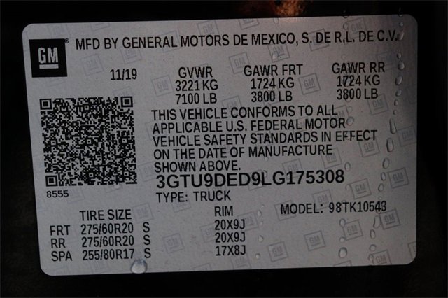 Used 2020 GMC Sierra 1500 SLT w/ SLT Premium Package image 53