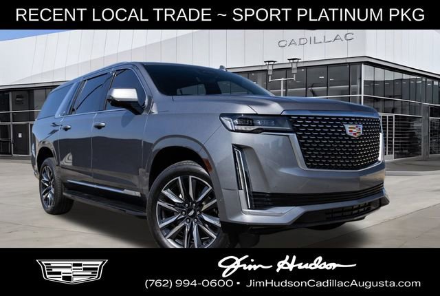 Used 2021 Cadillac Escalade ESV Sport Platinum w/ Heavy-Duty Trailer Package