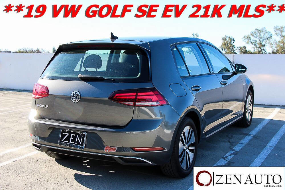 Used 2019 Volkswagen e-Golf SE w/ Driver Assistance Package image 9