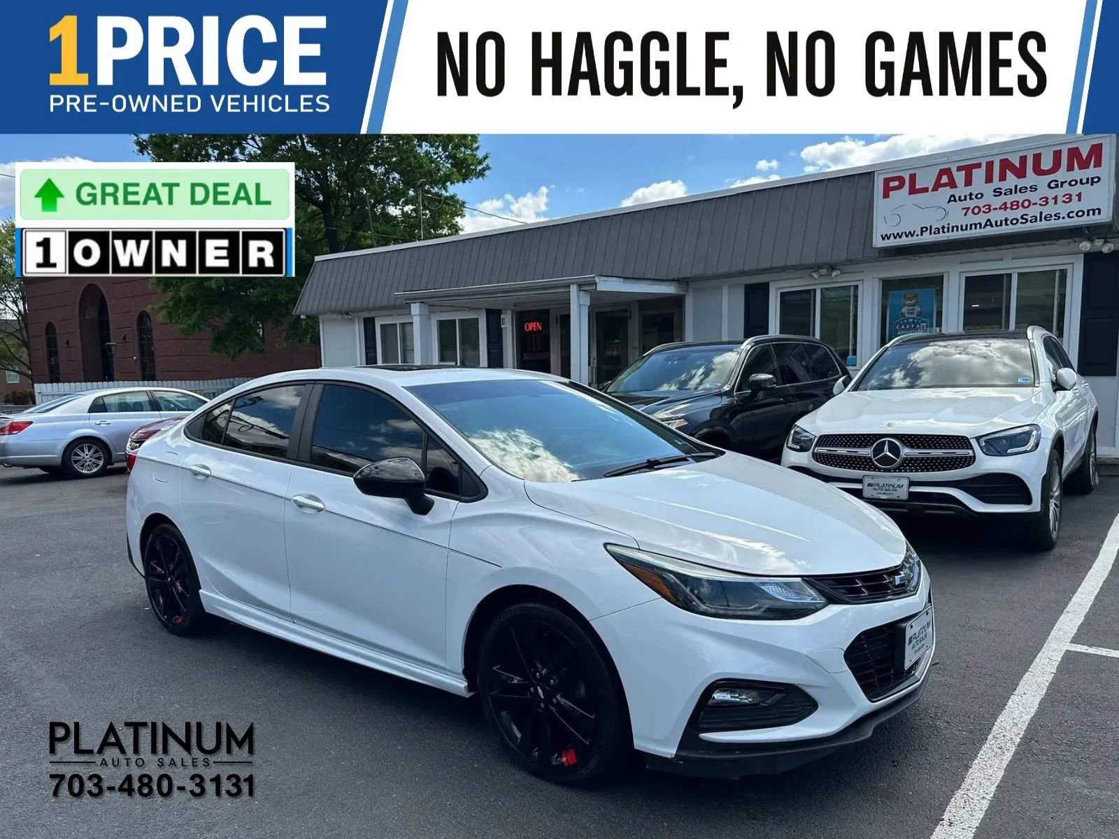 Used 2018 Chevrolet Cruze LT w/ Sun And Sound Package