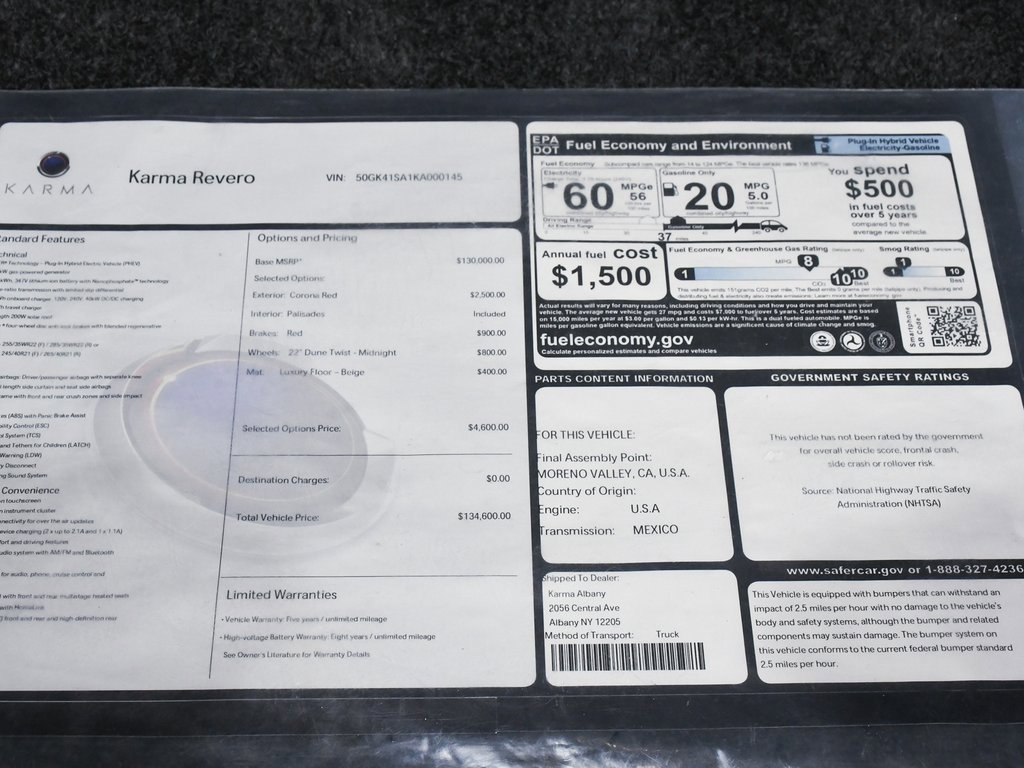 Used 2019 Karma Revero image 47