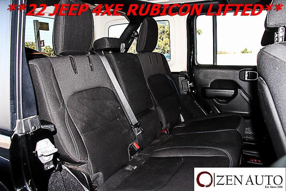 Used 2022 Jeep Wrangler Unlimited Rubicon 4xe w/ Cold Weather Group image 38