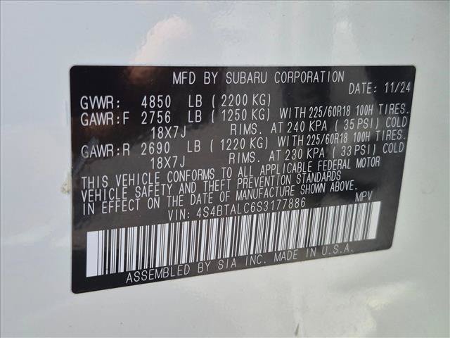 Used 2025 Subaru Outback Onyx Edition AWD/4WD image 25