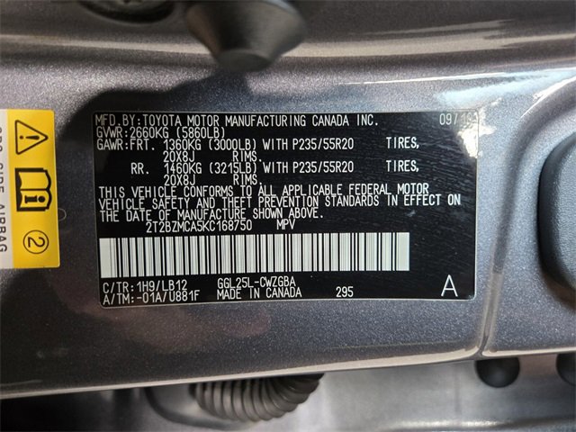 Certified 2019 Lexus RX 350 AWD image 29