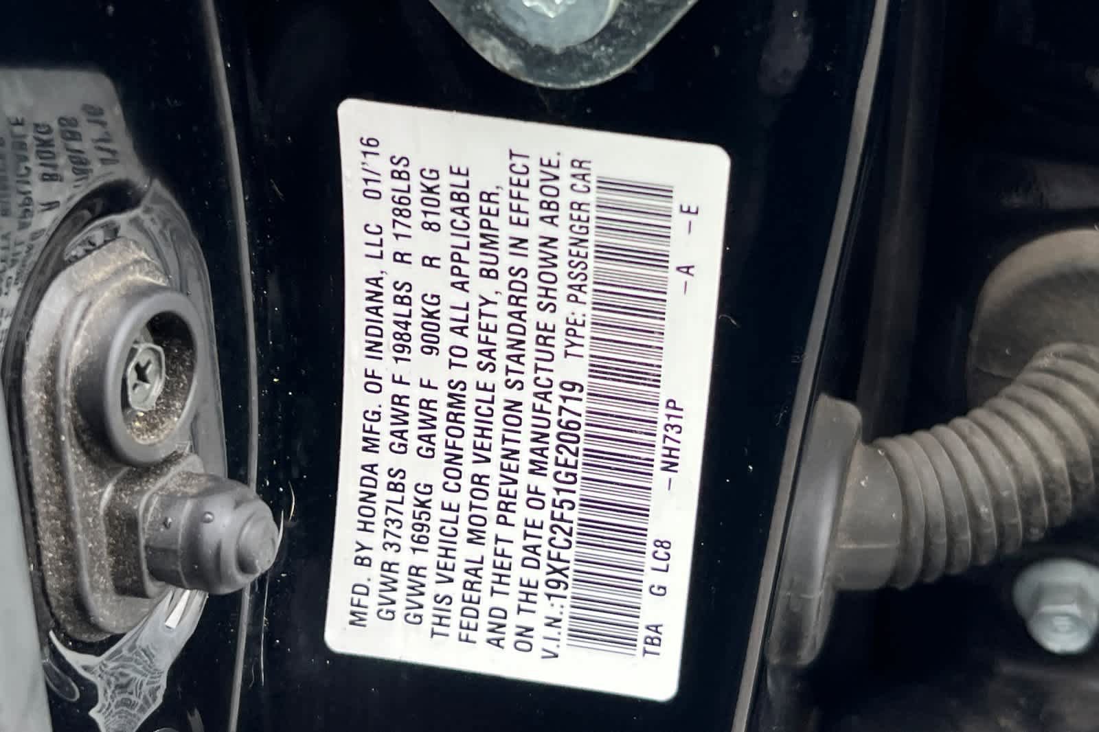 Used 2016 Honda Civic LX image 30