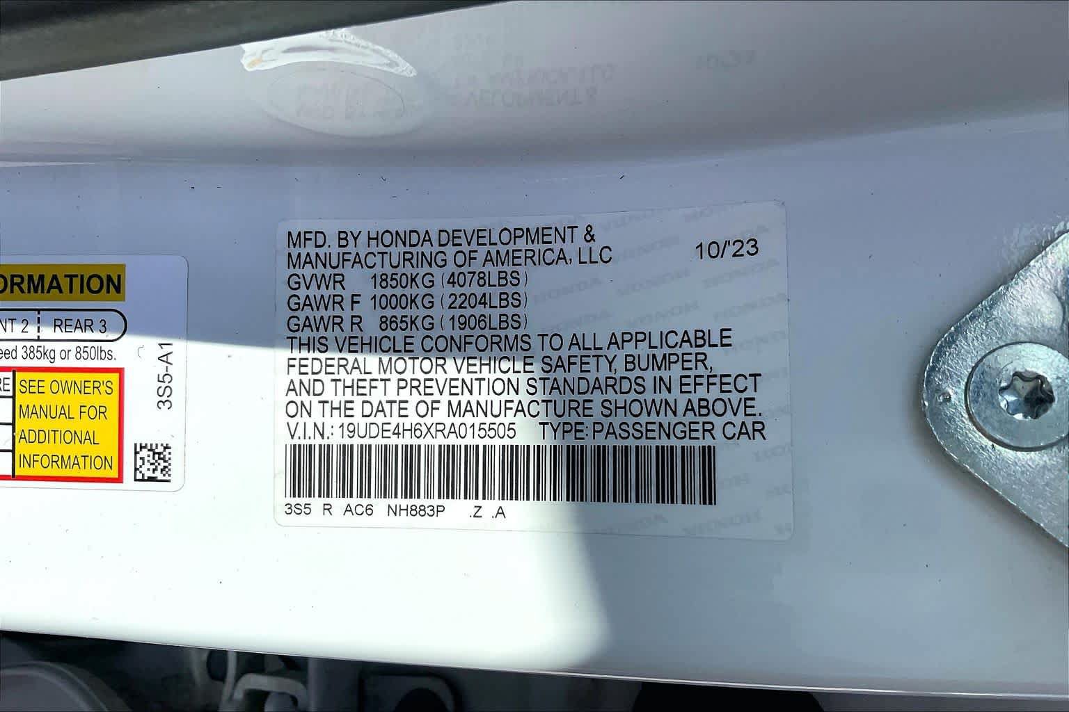 Certified 2024 Acura Integra A-Spec w/ Technology Package FWD image 33