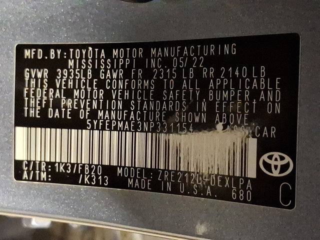 Used 2022 Toyota Corolla LE FWD image 24