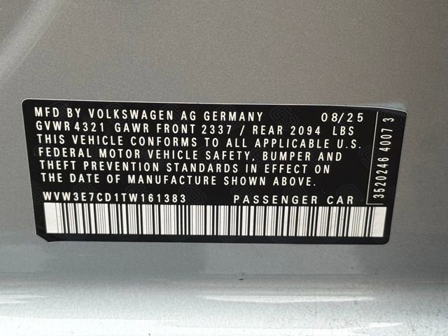 Used 2026 Volkswagen GTI SE FWD image 29