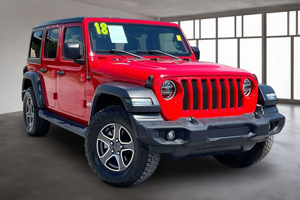 Used 2018 Jeep Wrangler Unlimited Sport S AWD/4WD image 3