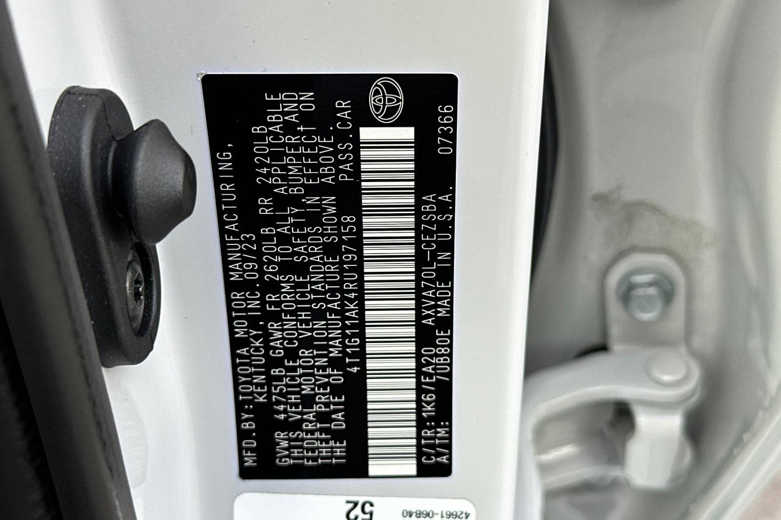 Certified 2024 Toyota Camry SE FWD image 27