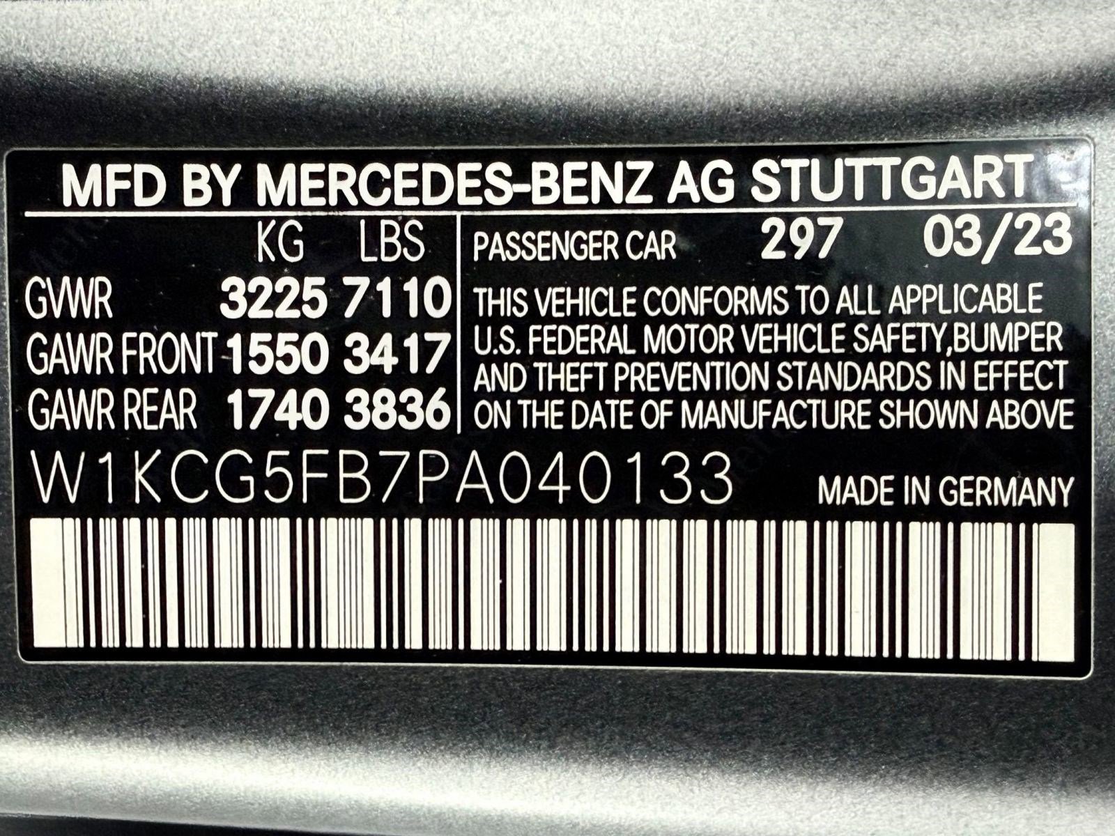 Certified 2023 Mercedes-Benz EQS AMG 4MATIC image 17