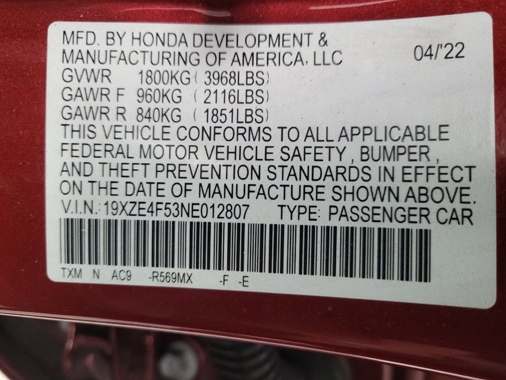 Used 2022 Honda Insight EX image 33