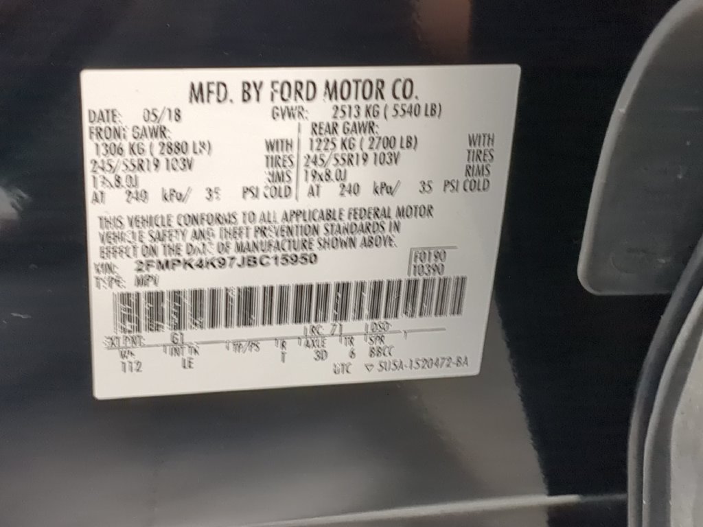 Used 2018 Ford Edge Titanium w/ Technology Package AWD/4WD image 38