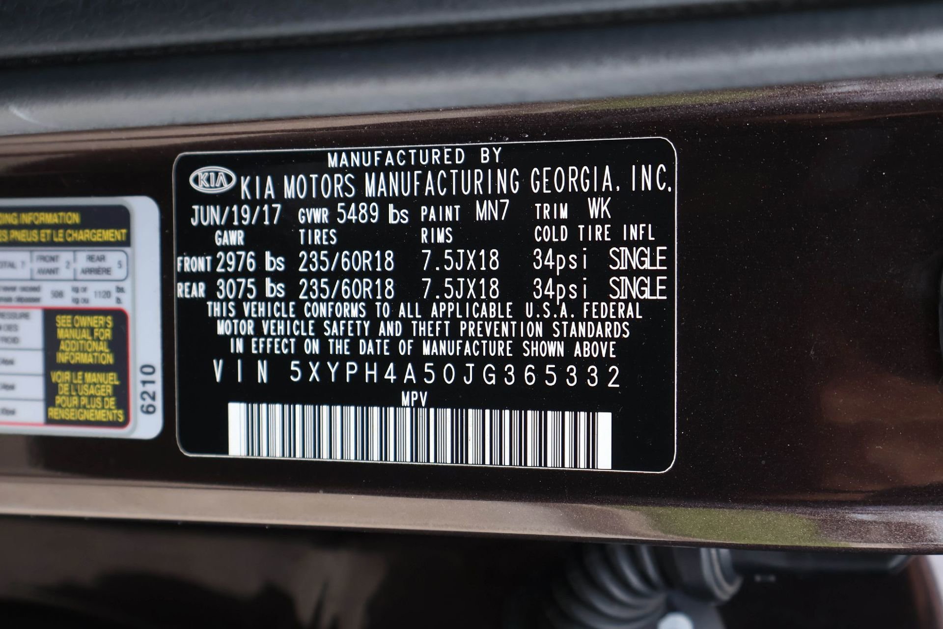 Used 2018 Kia Sorento EX w/ EX Advanced Touring Package FWD image 21